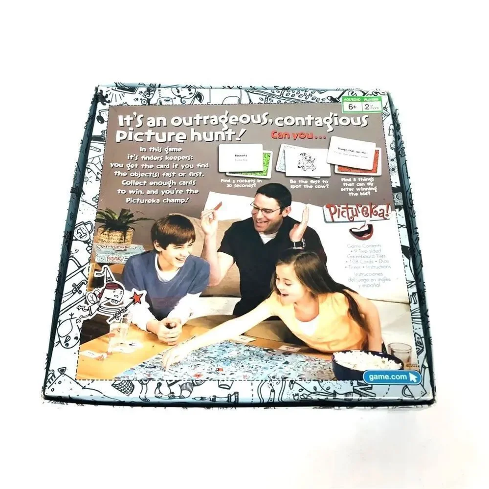 Pictureka! Original Board Game Hasbro Family Seek & Find It Game Ages 6+